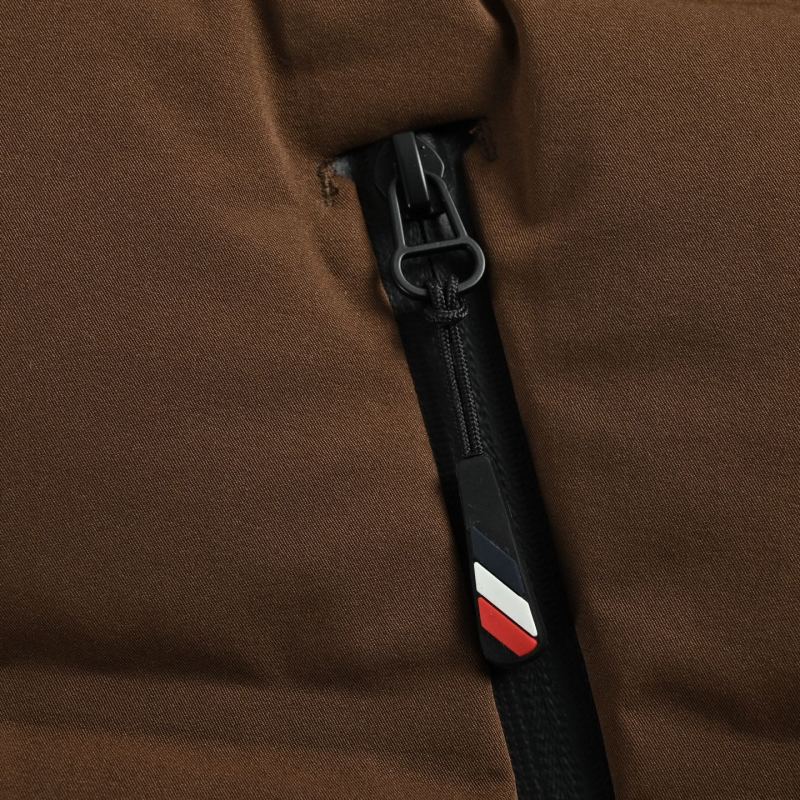 Brown Puffer Down Jacket - Oversized Quilted Winter Coat view