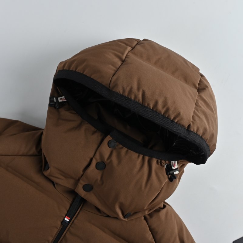 Brown Puffer Down Jacket - Oversized Quilted Winter Coat view