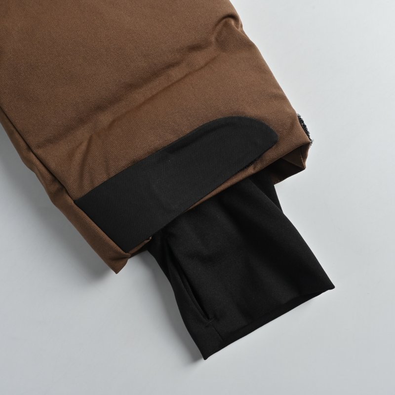 Brown Puffer Down Jacket - Oversized Quilted Winter Coat view