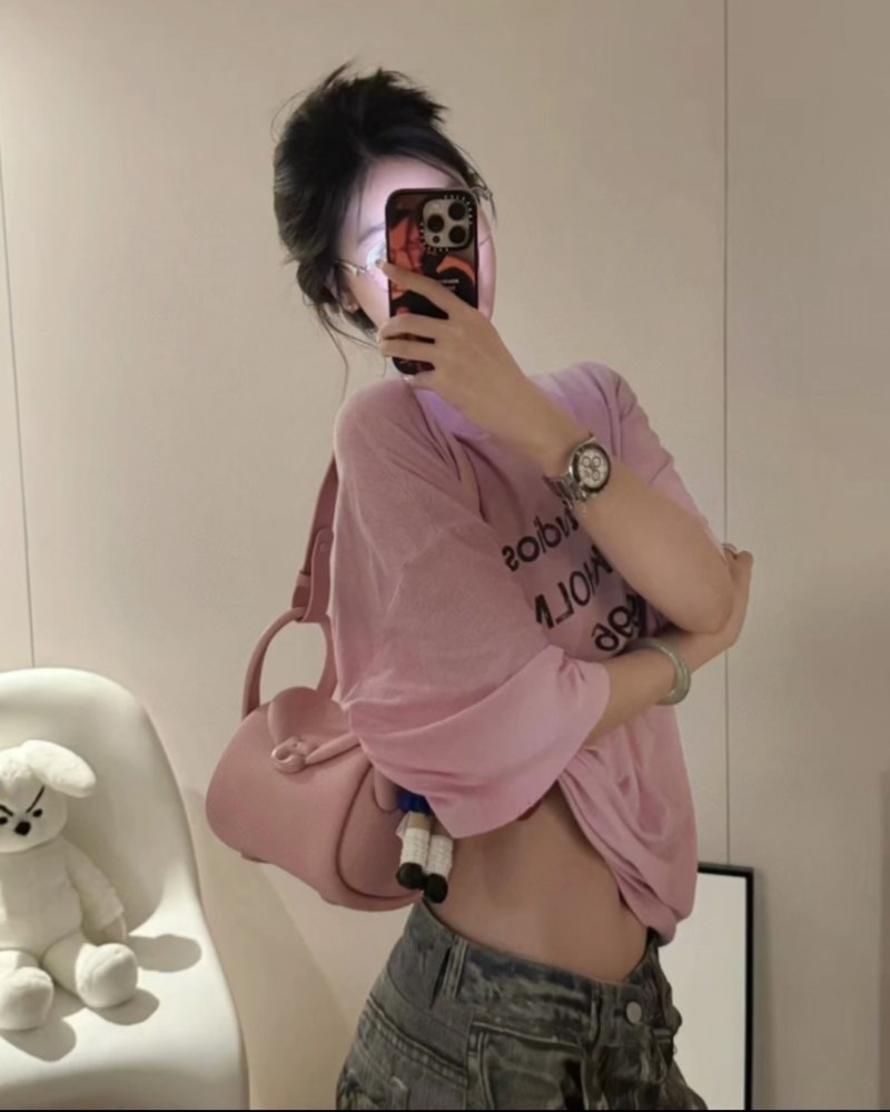 Acne Studios Stockholm 1996 Pink T-Shirt view