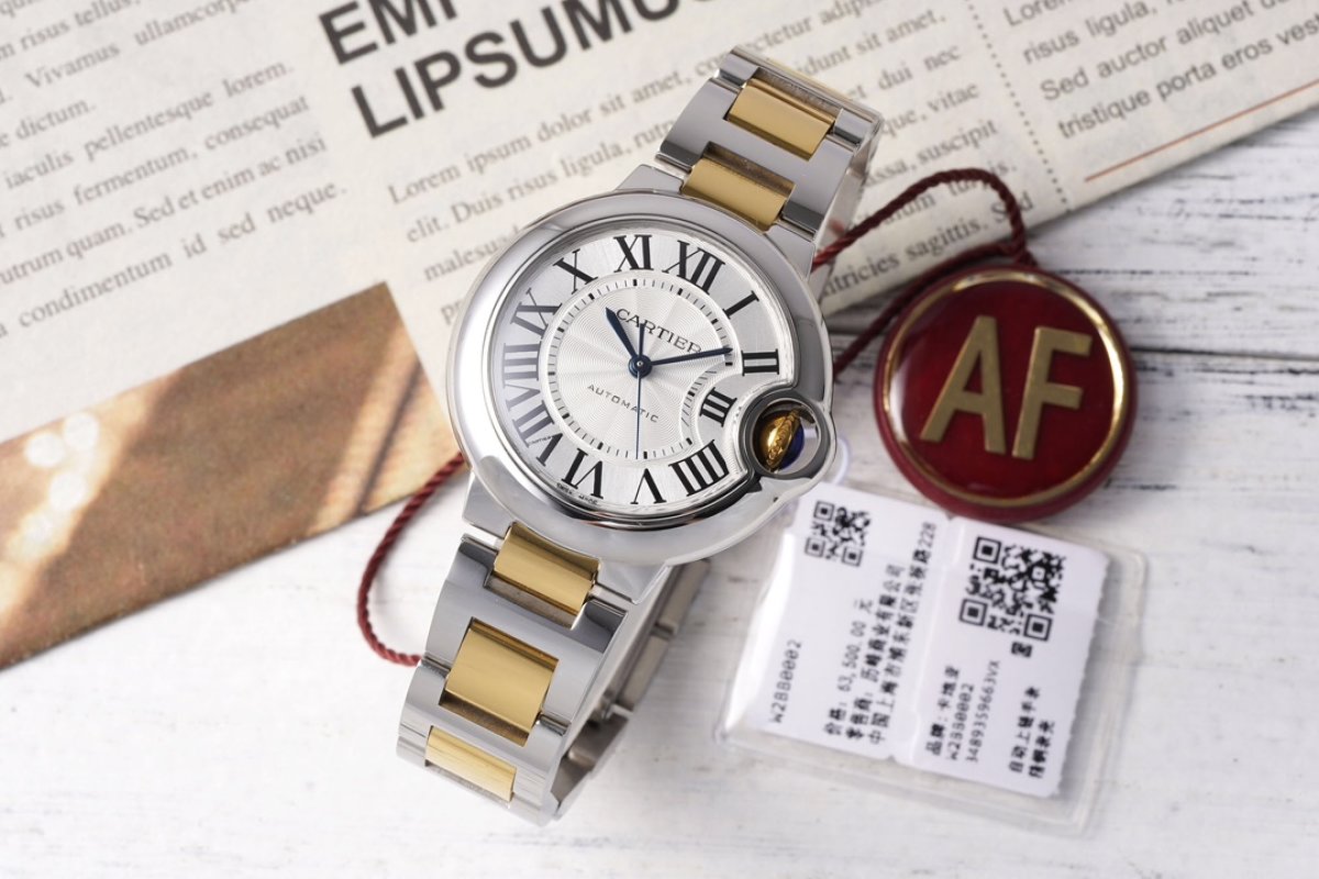 Cartier Ballon Bleu 33mm Two-Tone Watch
