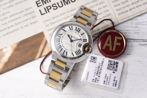 Cartier Ballon Bleu 33mm Two-Tone Watch