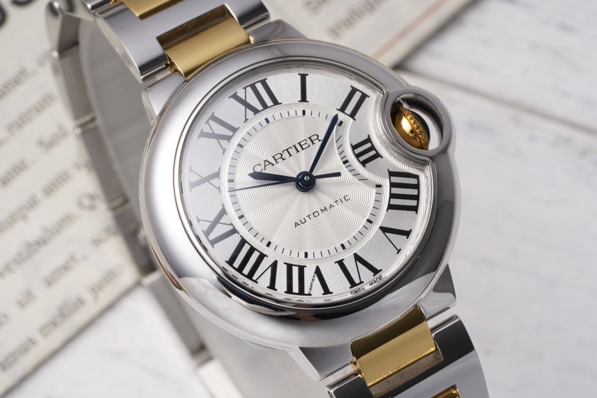 Cartier Ballon Bleu 33mm Two-Tone Watch view