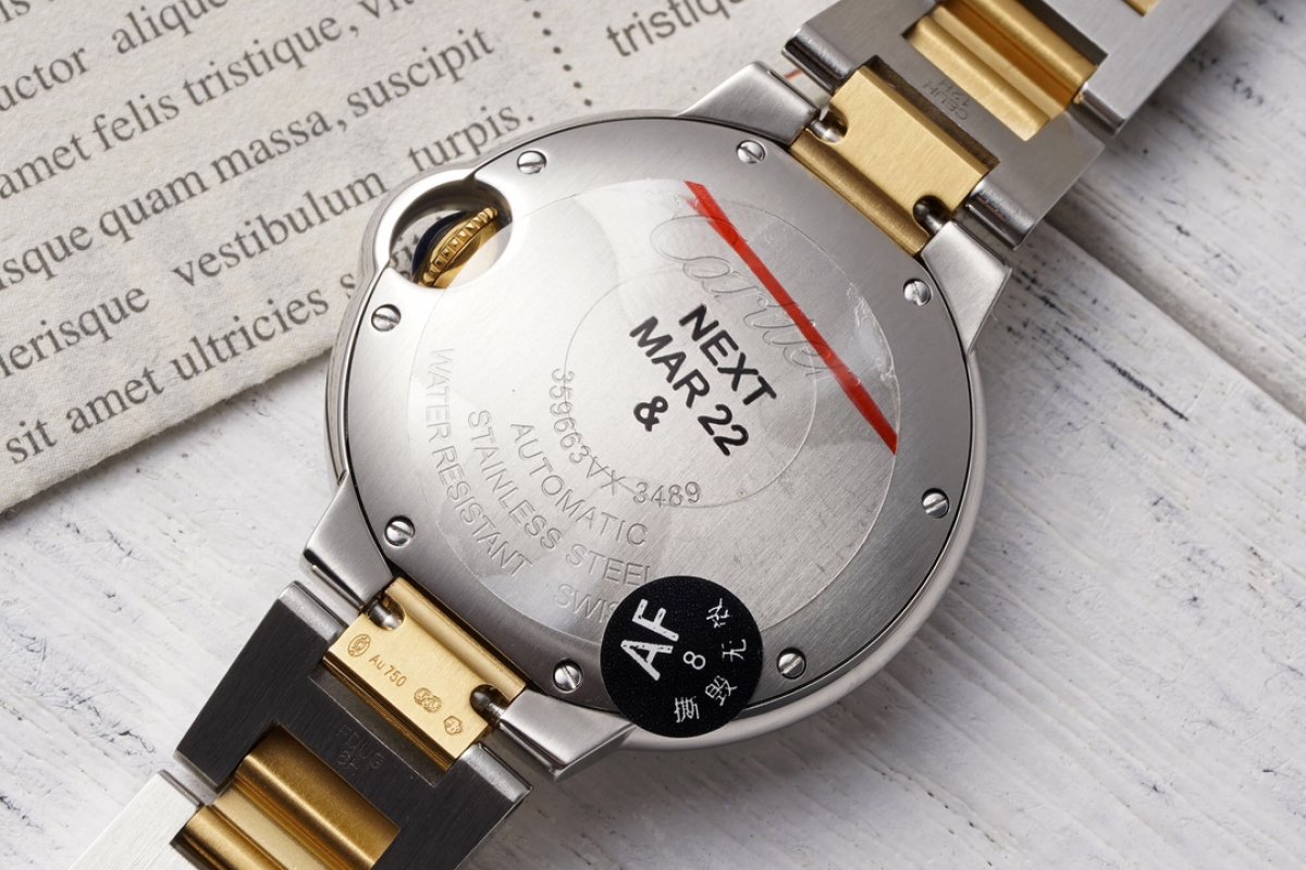 Cartier Ballon Bleu 33mm Two-Tone Watch view