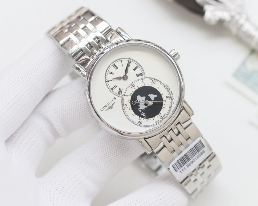 Longines Master Collection Moonphase Steel Watch 40mm