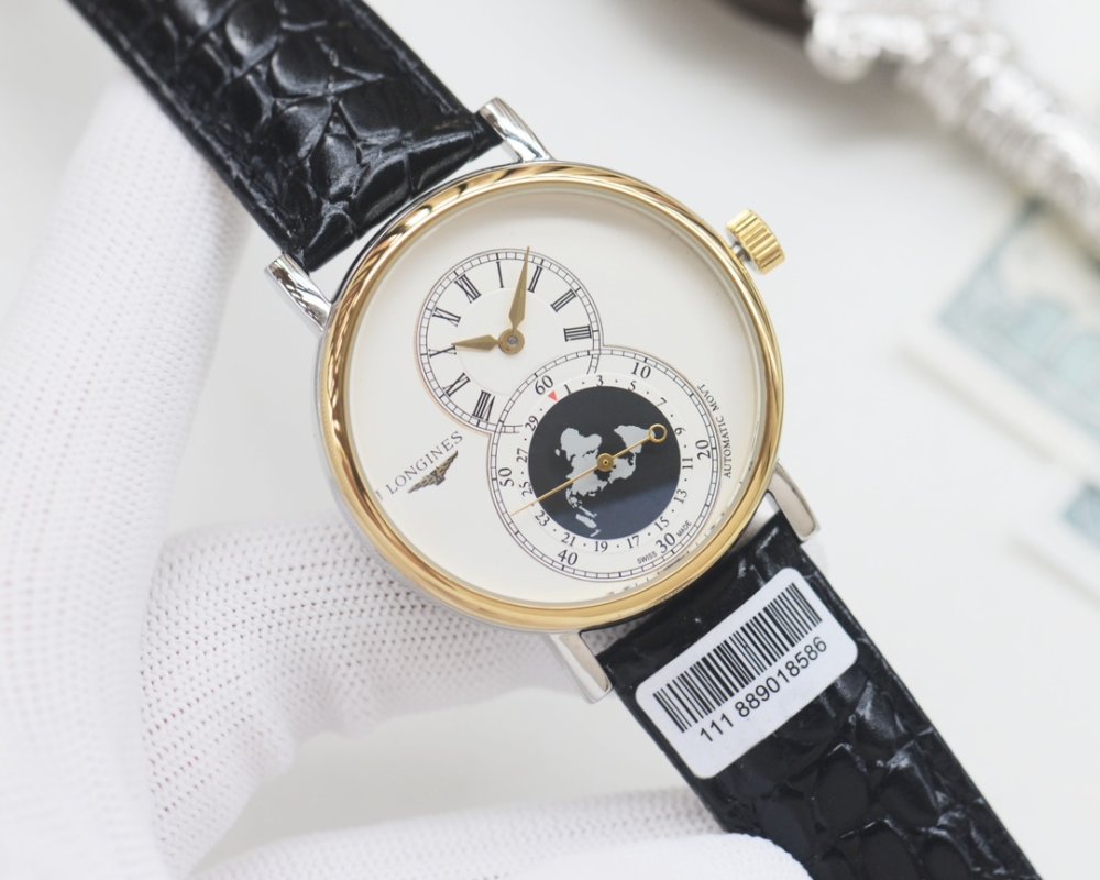 Longines Master Collection Moonphase Steel Watch 40mm view