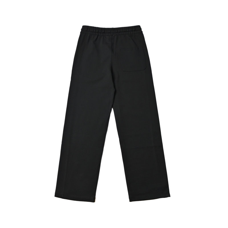 Loewe Black Logo Track Pants with Checkered Drawstring view