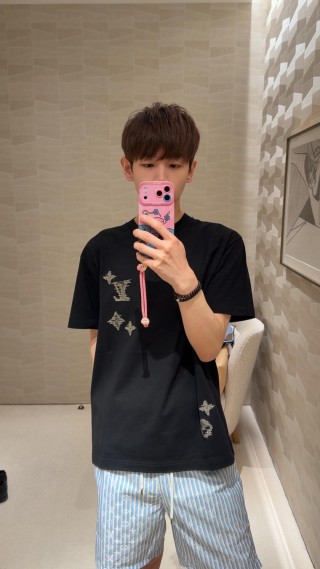 Chrome Hearts Black Gold Cross T-Shirt view 5