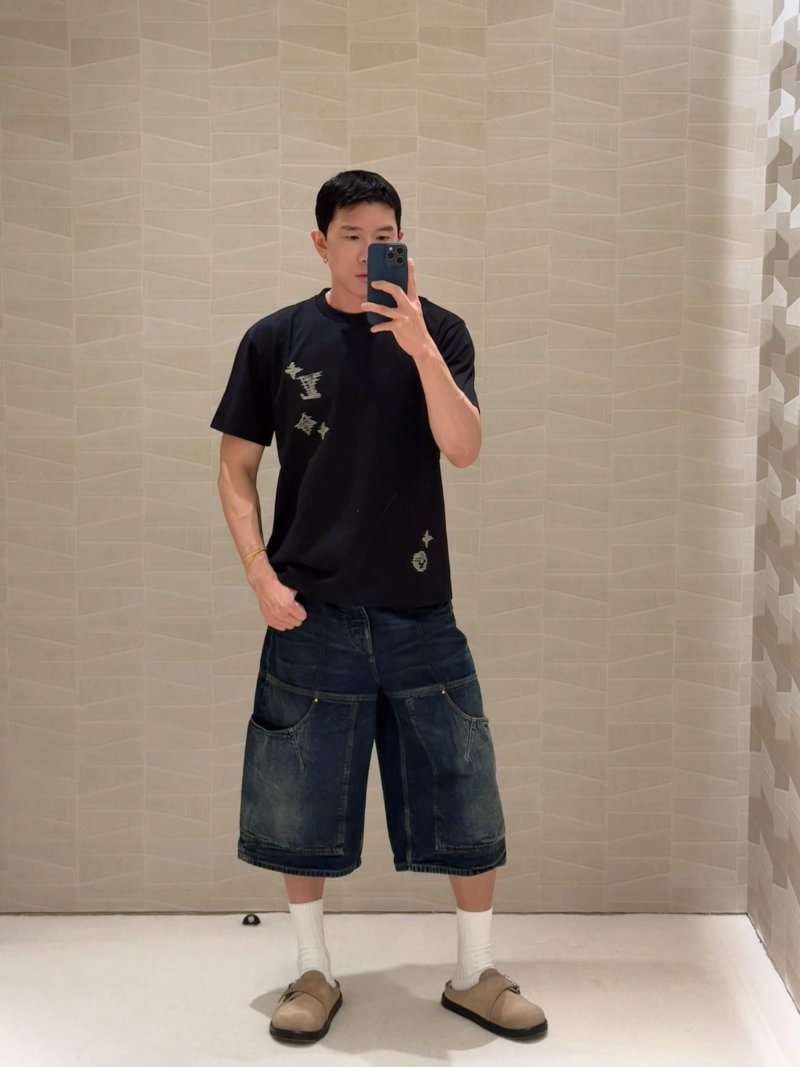 Chrome Hearts Black Gold Cross T-Shirt view