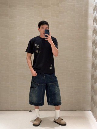 Chrome Hearts Black Gold Cross T-Shirt view 6