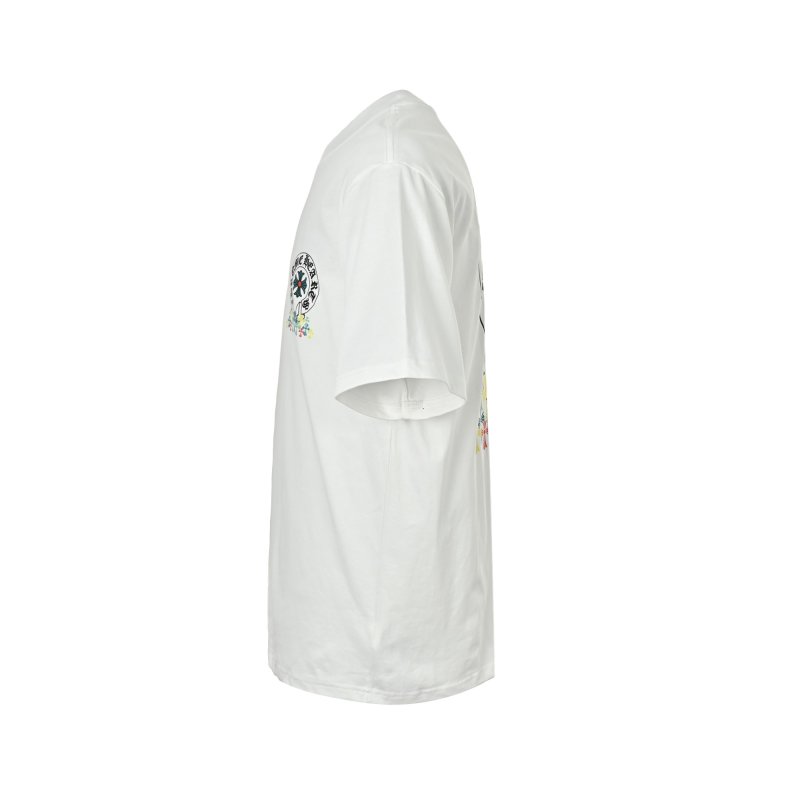 White Graphic Logo Short Sleeve T-Shirt view