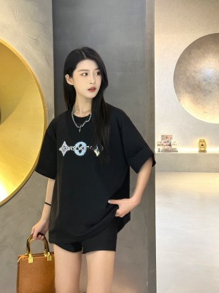 Louis Vuitton Monogram Diamond Black T-Shirt view 9