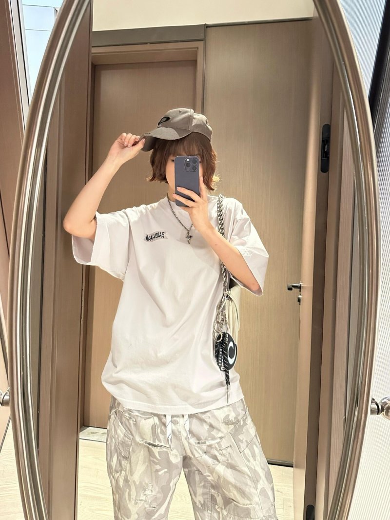 White Graphic Logo Short Sleeve T-Shirt view