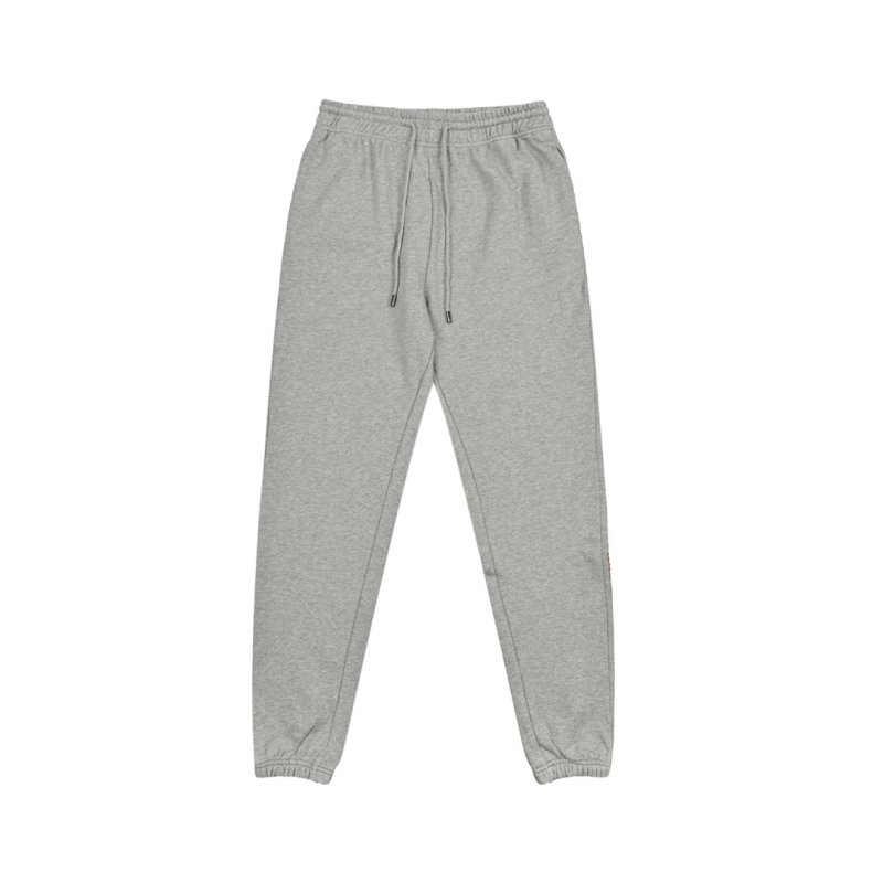 Essentials Grey Joggers with Textured Side Stripe view