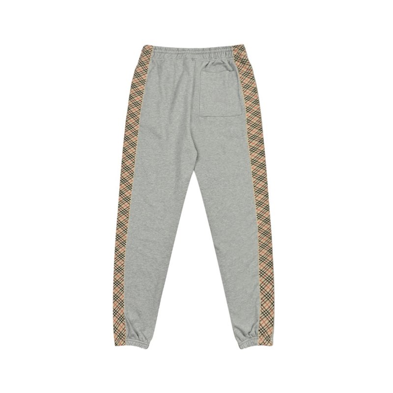 Essentials Grey Joggers with Textured Side Stripe view