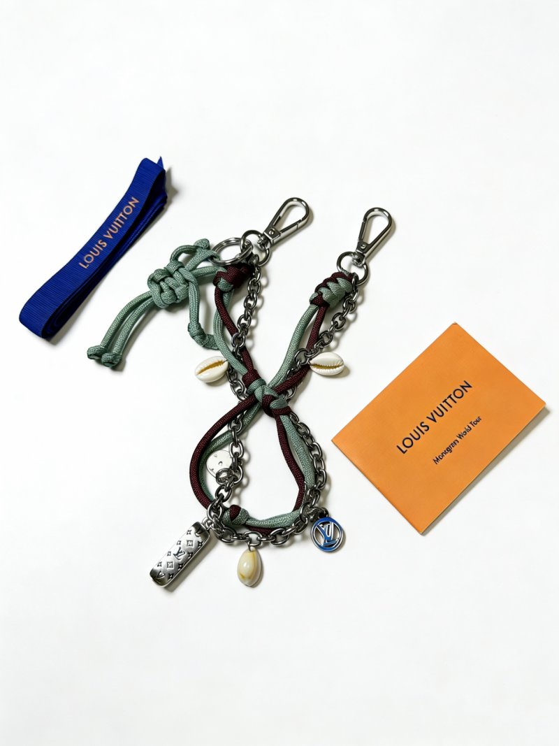 Louis Vuitton Monogram Forest Key Charm Multi-Color Rope Strap view