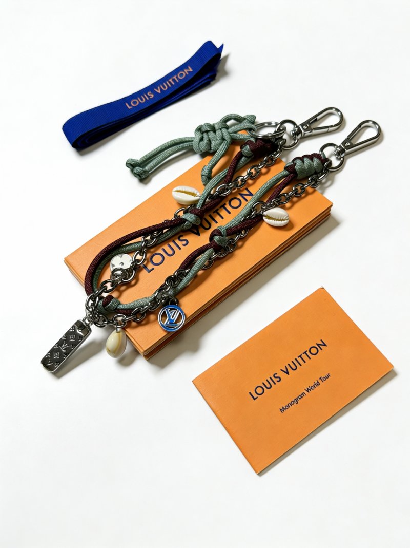 Louis Vuitton Monogram Forest Key Charm Multi-Color Rope Strap view