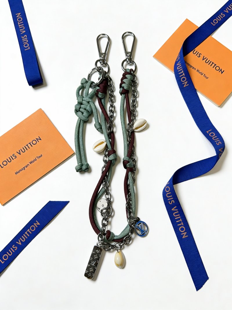 Louis Vuitton Monogram Forest Key Charm Multi-Color Rope Strap view
