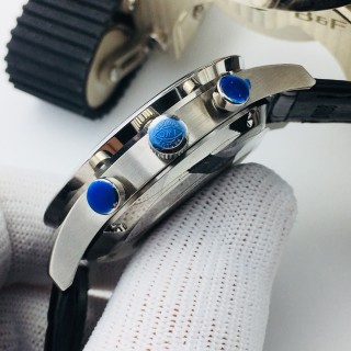 IWC Portugieser Chronograph Blue Dial Stainless Steel view 5