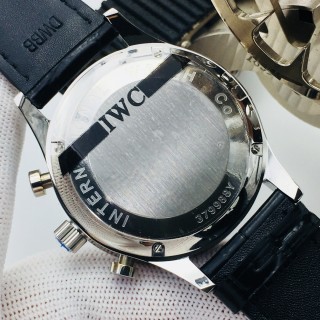 IWC Portugieser Chronograph Blue Dial Stainless Steel view 7
