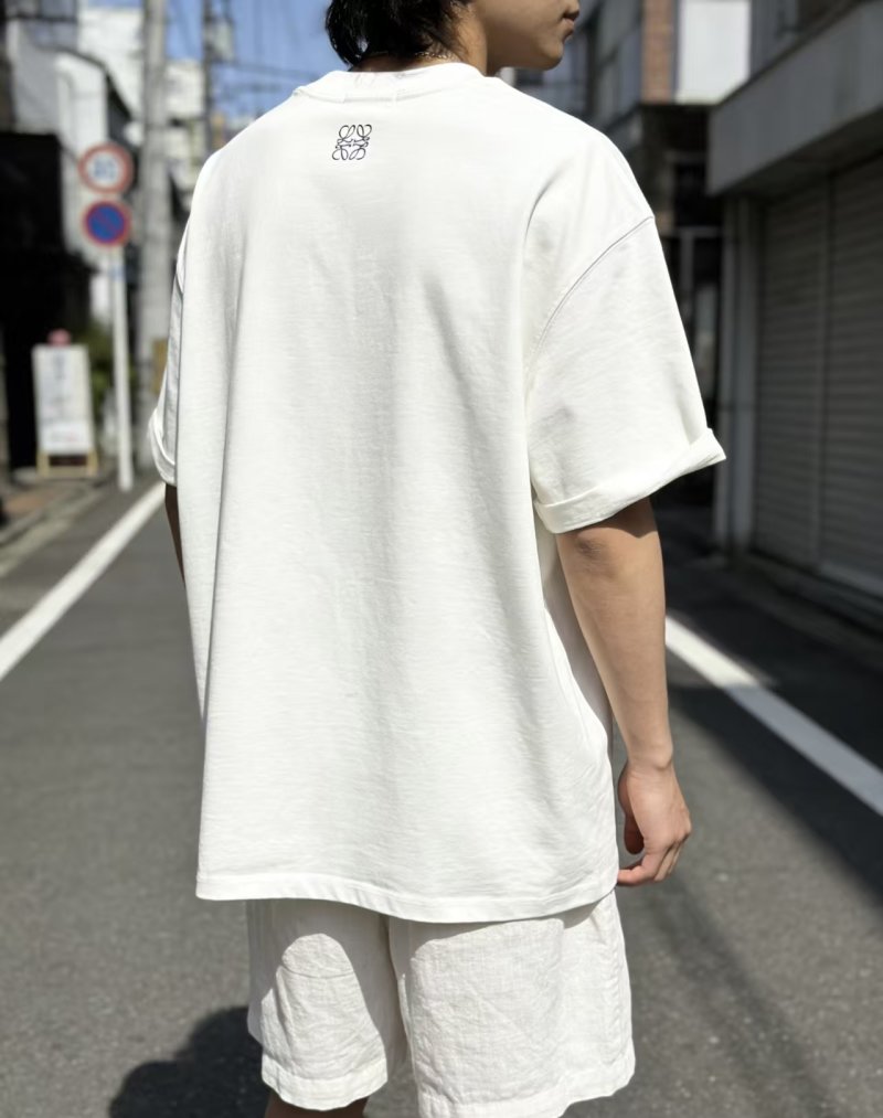 Hello Graphic Oversized White T-Shirt view
