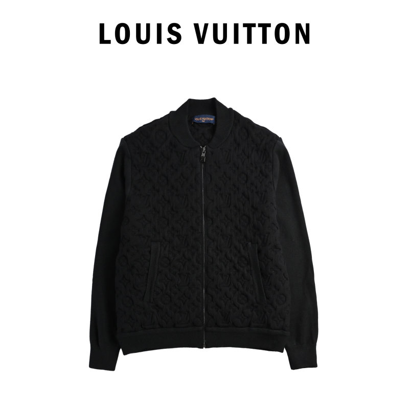 Louis Vuitton Monogram Black Zip Jacket view