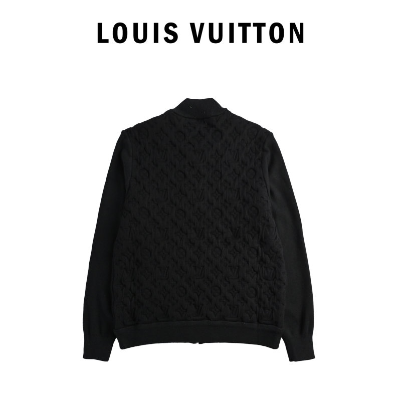 Louis Vuitton Monogram Black Zip Jacket view