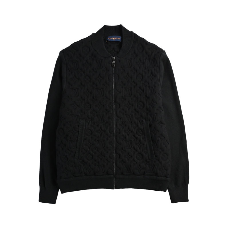Louis Vuitton Monogram Black Zip Jacket view