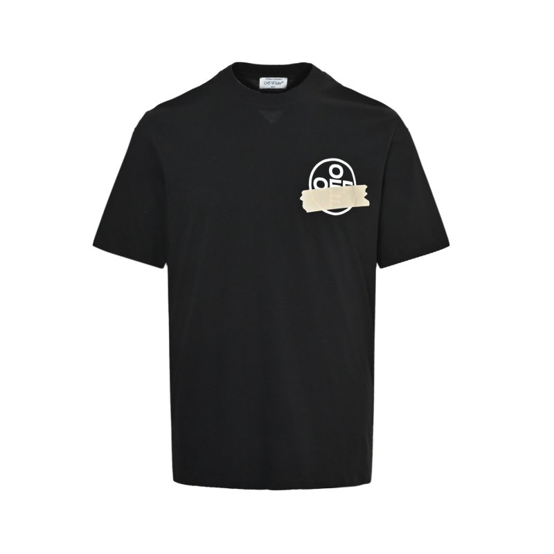 Black Minimalist Short Sleeve T-Shirt view