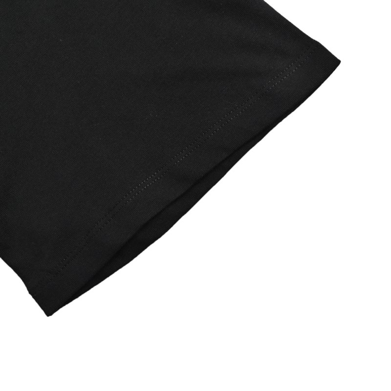 Black Minimalist Short Sleeve T-Shirt view