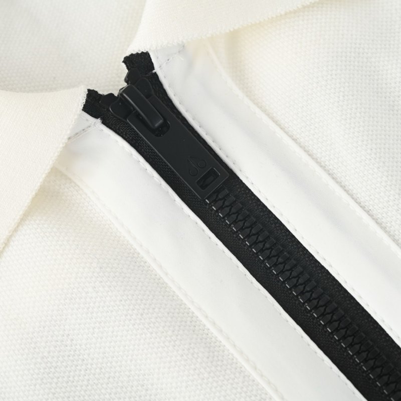 Stone Island White Short-Sleeve Polo Shirt view