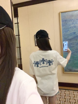 Chanel White Logo Short Sleeve T-Shirt view 5