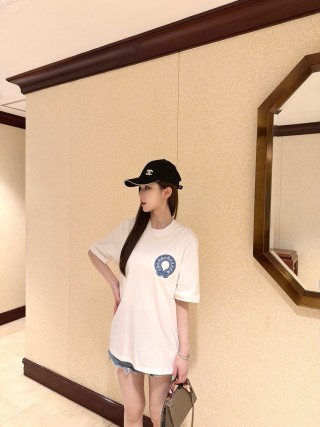 Chanel White Logo Short Sleeve T-Shirt view 6