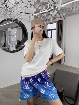 Louis Vuitton Monogram Blue Swim Shorts view 2