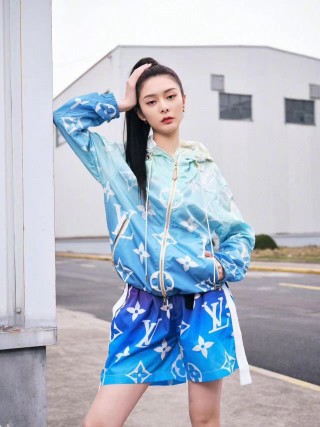 Louis Vuitton Monogram Blue Swim Shorts view 3
