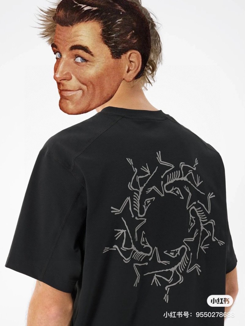 Arc'teryx Reflective Bird Logo T-Shirt - Black view