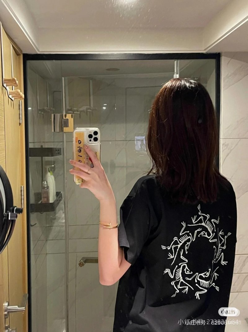 Arc'teryx Reflective Bird Logo T-Shirt - Black view
