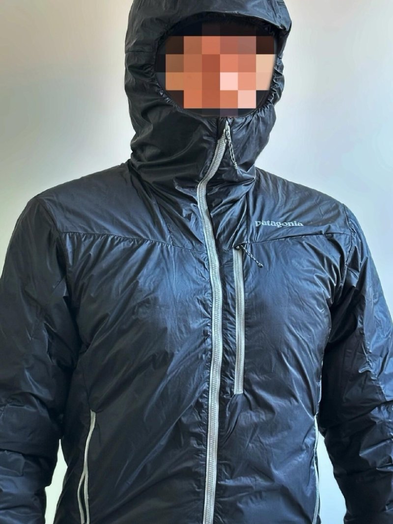 Patagonia Black Hooded Down Puffer Jacket