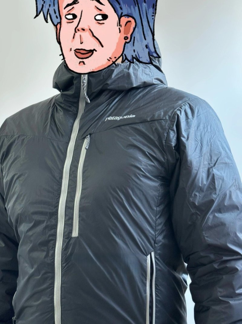 Patagonia Black Hooded Down Puffer Jacket view