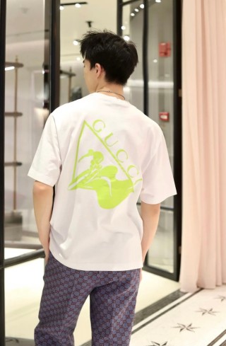 Gucci GG Logo Print White T-Shirt view 2