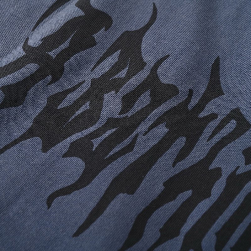 Blue Denim Portrait Graphic T-Shirt view
