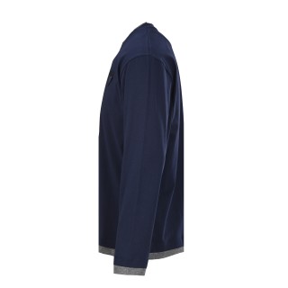 Prada Navy Long Sleeve T-Shirt view 5