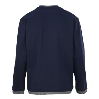 Prada Navy Long Sleeve T-Shirt view 6