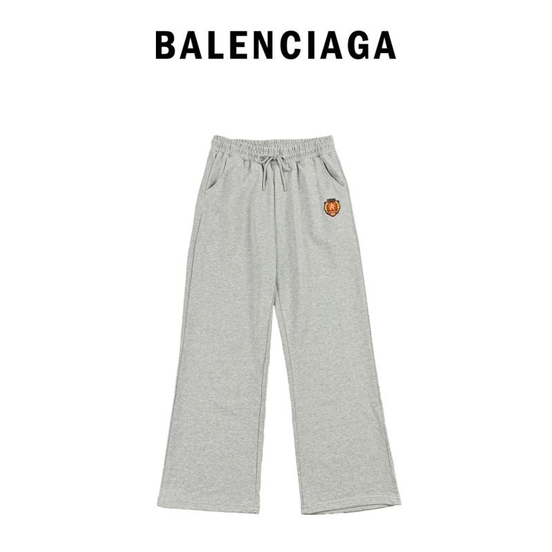 Light Grey Embroidered Logo Sweatpants view