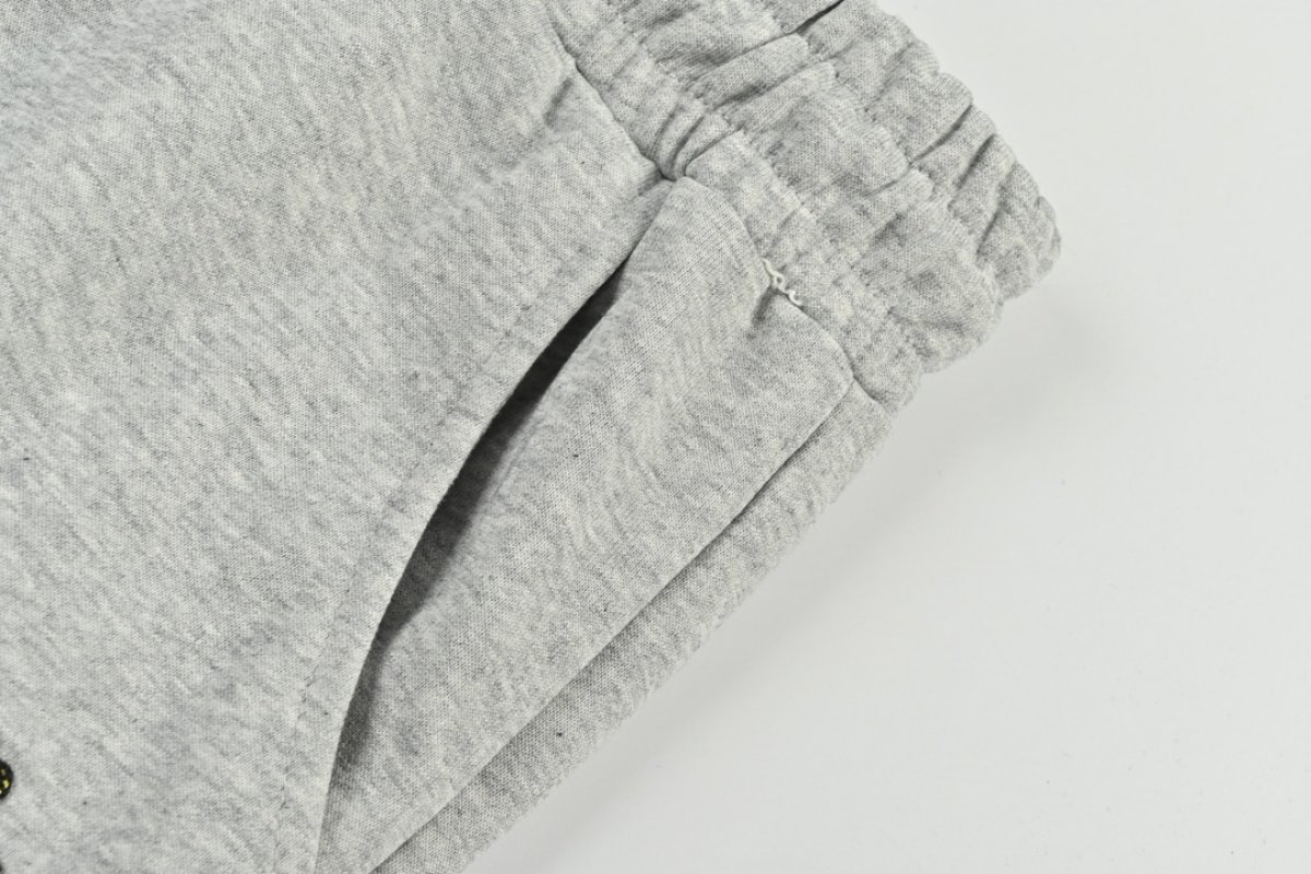 Light Grey Embroidered Logo Sweatpants view