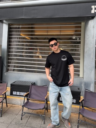 Moncler Logo Crest Black T-Shirt view 2