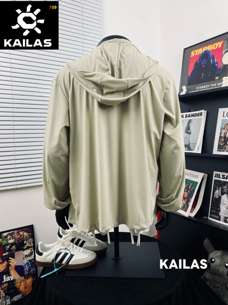Kailas Black Outdoor Windbreaker Jacket view