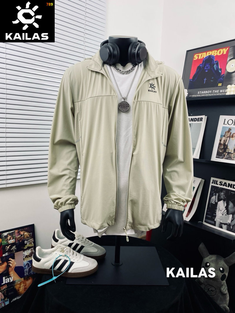 Kailas Lightweight Outdoor Windbreaker Jacket - Cream