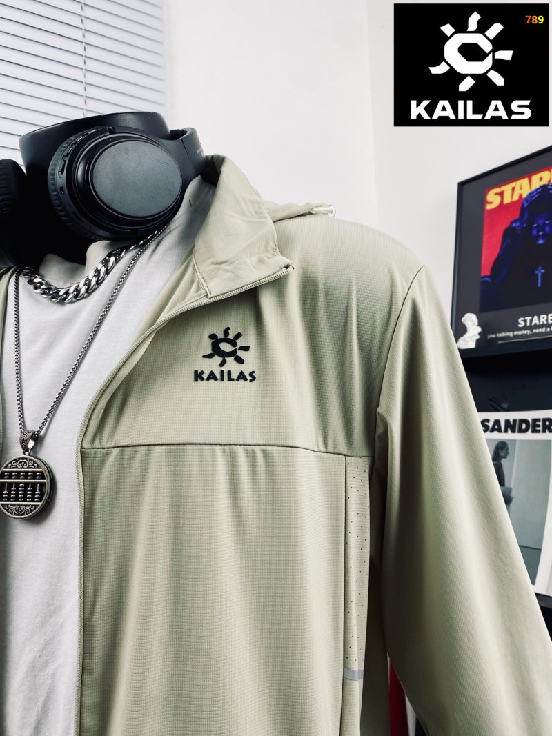 Kailas Lightweight Outdoor Windbreaker Jacket - Cream view