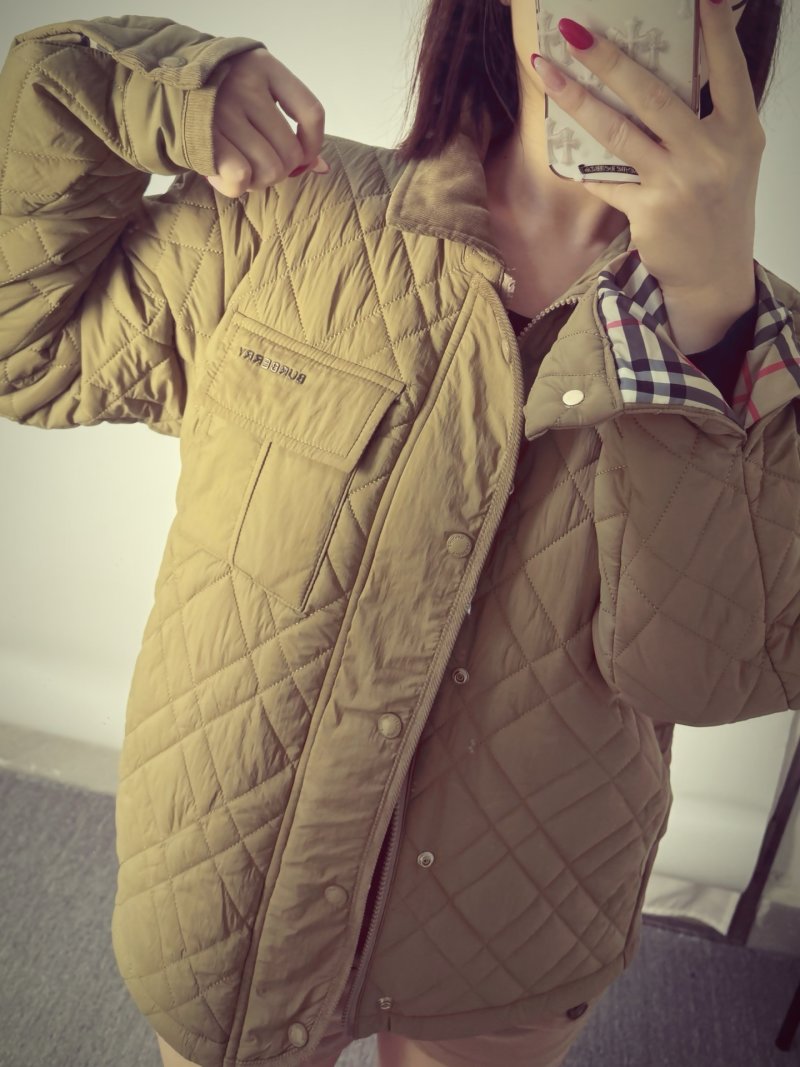 Quilted Puffer Jacket Cream